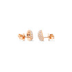 Tamara Comolli SIGNATURE Small Ohrstecker mit Diamant Pavé - Bild 2