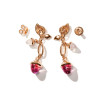 Tamara Comolli MIKADO Ohrringe Dangling 2 Acorns 'Blush' - Bild 3