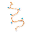 Tamara Comolli MIKADO Charm Armband 'Türkis' mit Diamant-Pavé - Bild 2