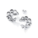 Tamara Comolli SNOWFLAKES Hoop Classic alternating Earrings - Bild 2