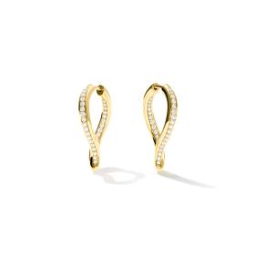 Tamara Comolli SIGNATURE Ohrringe Hoop Drop  E-Sig-Ho-TDr-p-yg