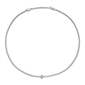 FOPE Eka Halskette mit Diamanten in Rautenfassung 73101CX_BB_B_XRX_043