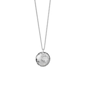         Platin, Halsschmuck, Schmuckwerk Meine Welt Anhänger mit Halskette OH194-PT