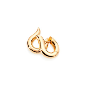 Gelbgold, Ohrringe, Tamara Comolli SIGNATURE Hoop Ohrringe Large, Ref: E-Ho-l-yg