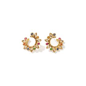 Tamara Comolli GYPSY Ohrringe Creole Sun 'Candy' E-Gyp-HoSun-Can-yg