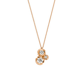 Roségold, Halsschmuck, Schaffrath CALLA Collier, Ref: 754_CABO3_48_RW