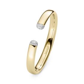 IsabelleFa Armreif "Flix.Flex Oval 9 Pavé" 02130-09-BR-59-GG