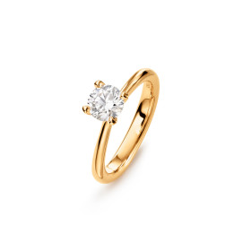 Gelbgold, Ringe, Ole Lynggaard Copenhagen Classic Solitaire Ring, Ref: A2760-487