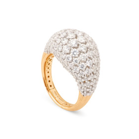 Weißgold, Ringe, Marco Bicego Africa Alta Ring, Ref: AB659 B YW 57
