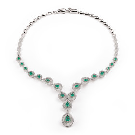 Weißgold, Halsschmuck, Cammilli Premiere Color Collier, Ref: GCO3617W