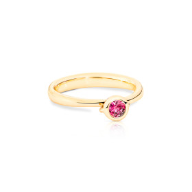 Tamara Comolli BOUTON Solitaire Ring mit Spinell R-BOU-Sol-Spi-yg