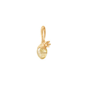         Gelbgold, Halsschmuck, Ole Lynggaard Copenhagen Lotus Sprout Anhänger A2662-407