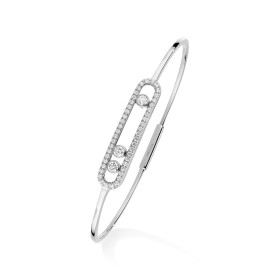 Messika Move Classique Pavé Thin Armreif 05032-WG