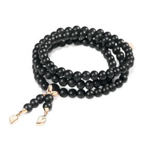 Tamara Comolli INDIA Armband mit Ebenholz Medium B-IND-EW-m-rg