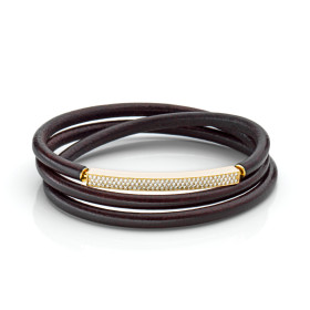 Schmuckwerk Lederband Saturn SA415-GG-6