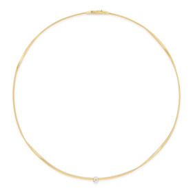         Weißgold, Halsschmuck, Marco Bicego Marrakech Halskette CG337 B8 YW