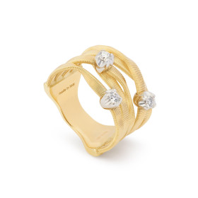 Weißgold, Ringe, Marco Bicego Marrakech Ring, Ref: AG365 B8 YW 51