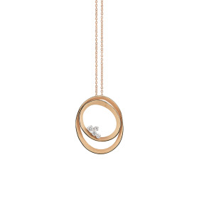         Weißgold, Halsschmuck, Annamaria Cammilli Dune Solar Anhänger mit Halskette GPE3091J