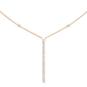 Messika Vertikale Gatsby Barrette Halskette 05448-PG