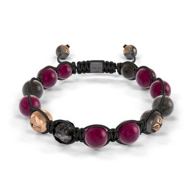 Roségold, Armschmuck, Shamballa Jewels Braided Armband, Ref: D185476-XL