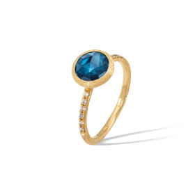 Gelbgold, Ringe, Marco Bicego Jaipur Color Ring, Ref: AB632-B TPL01 Y 54