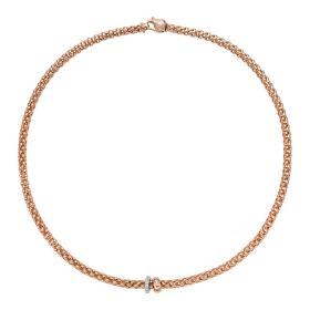 FOPE Solo Flex'it Collier mit Diamanten 62406CX_PB_R_BRX_043