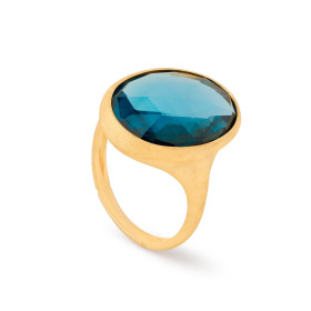 Gelbgold, Ringe, Marco Bicego Lunaria Color Ring, Ref: AB670 TPL01 Y 51