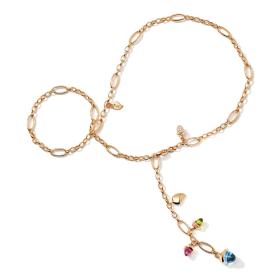 Tamara Comolli MIKADO Collier Delicate Candy mit Diamond Pavé  N-M-Del51-Can-p-rg