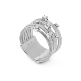 Weißgold, Ringe, Marco Bicego Goa Ring, Ref: AG277 B W 54