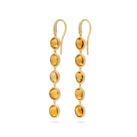 Gelbgold, Ohrringe, Marco Bicego Jaipur Color Ohrhänger, Ref: OB1966-AB QG01 Y