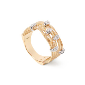 Weißgold, Ringe, Marco Bicego Marrakech Onde Ring, Ref: AG340 B YW 52