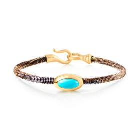 Ole Lynggaard Copenhagen Life Armband mit Türkis A2941-403