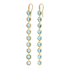 Gelbgold, Ohrringe, Marco Bicego Jaipur Color Ohrhänger, Ref: OB1967-AB TP01 Y