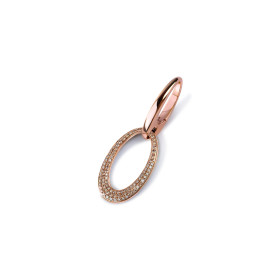 Roségold, Halsschmuck, Emil Kraus Ellipse E210 Diamant Clip, Ref: 27.29.KV.E210D2R-2