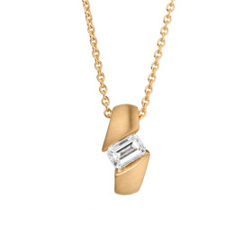 Gelbgold, Halsschmuck, Schaffrath CALLA Collier, Ref: 114_CALEM_100_GW