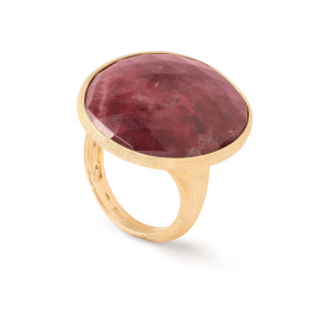 Gelbgold, Ringe, Marco Bicego Lunaria Color Ring, Ref: AB564 TUL01 Y 53