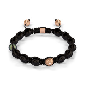 Roségold, Armschmuck, Shamballa Jewels Braided Armband, Ref: D100799-L