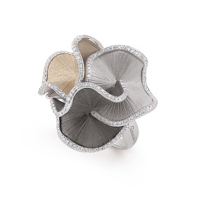 Weißgold, Ringe, Cammilli Sultana Ring, Ref: GAN1674T