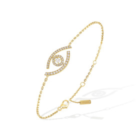Gelbgold, Armschmuck, Messika Lucky Eye Armband, Ref: 10035-YG
