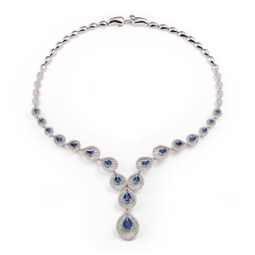 Weißgold, Halsschmuck, Cammilli Premiere Color Collier, Ref: GCO3573W