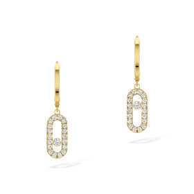         Gelbgold, Ohrringe, Messika Move Uno Creolen 12037-YG