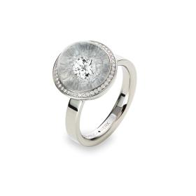 Schmuckwerk Glasklar Ring DR626-WG-GK