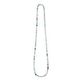 Ole Lynggaard Copenhagen Farbsteinkette in türkisfarbenem Motiv 80 cm ohne Verschluss D9981-001