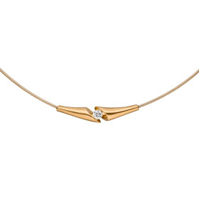 Gelbgold, Halsschmuck, Schaffrath CALLA Collier, Ref: 114_CALBA_25_GW