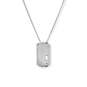         Titan, Halsschmuck, Messika Move Titanium Anhänger mit Halskette 12538-TN