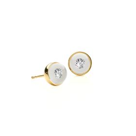 Schmuckwerk Ohrstecker Glasklar DO167-GG-GW