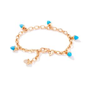 Tamara Comolli MIKADO Armband Charm Türkis B-MC-Ch-Tur-p-rg