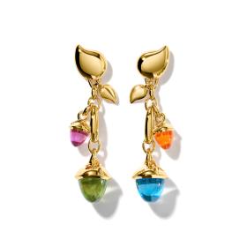 Tamara Comolli MIKADO Ohrringe Dangling 2 Acorns 'Candy' E-M-d-2-Can-yg