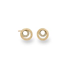 Schmuckwerk Saturn Ohrstecker SO115-GG