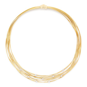         Weißgold, Halsschmuck, Marco Bicego Marrakech Halskette CG852 B8 YW
